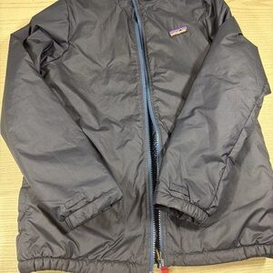 Patagonia Kids reversible  Jacket - Dark blue